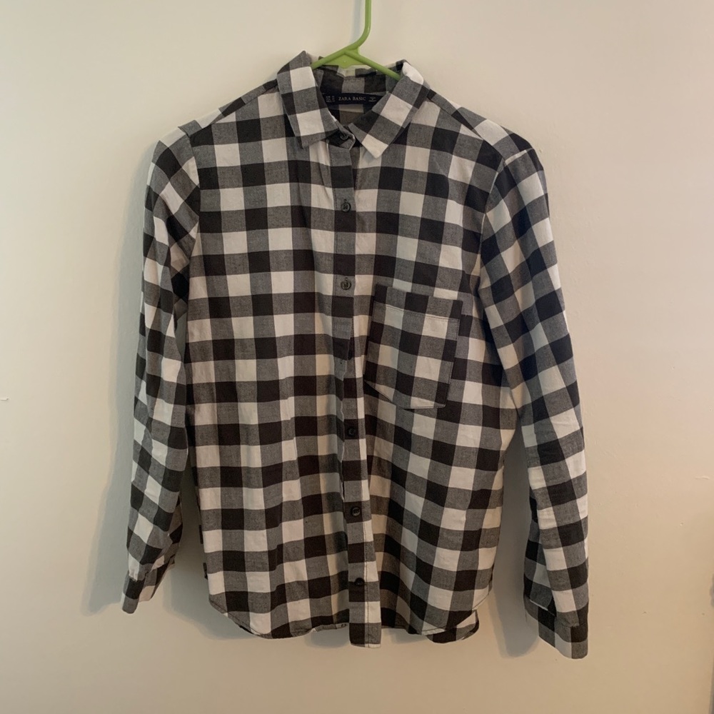 Green button up